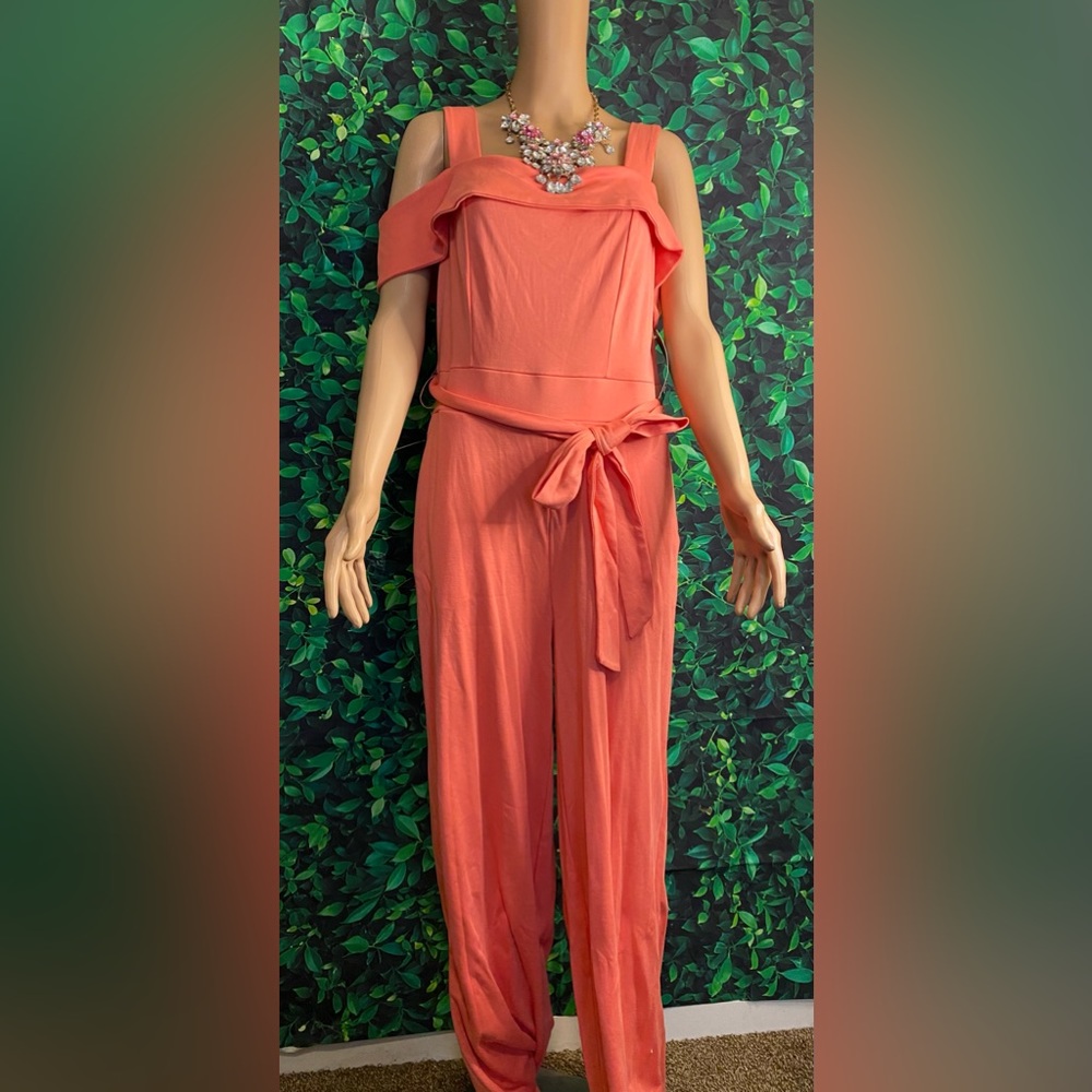 NYC Coral Jumpsuit